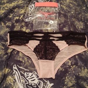 Tan and Black Knotty Knickers